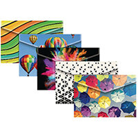 A4 Plus Fashion Press Stud Wallets In Assorted Colours Pack of 25 301647 A4 Plus Fashion Press Stud Wallets In Assorted Colours Pack of 25 301647