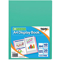 Display Book A4 20 Pocket Assorted Pastel Pack of 10 302012 Display Book A4 20 Pocket Assorted Pastel Pack of 10 302012