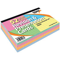 Revision and Presentation Cards 54 Multicolour Pack of 10 302236