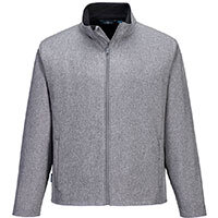 Portwest TK20 Print and Promo Softshell Jacket (2L) Grey Marl Size S Regular Fit