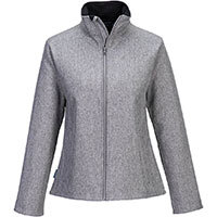 Portwest TK21 Women's Print and Promo Softshell (2L) Grey Marl Size M Regular Fit
