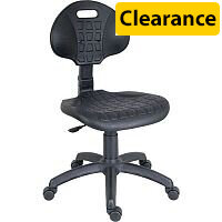 Labour Pro Industrial Office Chair With Heavy Duty Poly Seat