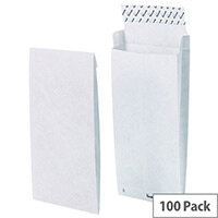 Tyvek B4 353x250x38mm Peel and Seal White Gusset Envelopes Pack of 100 Tyvek B4 353x250x38mm Peel and Seal White Gusset Envelopes Pack of 100
