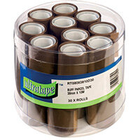 Tape 38mmx10m 30 Rolls Ultra Label Buff Pack of 30 RT08083810/30 Tape 38mmx10m 30 Rolls Ultra Label Buff Pack of 30 RT08083810/30