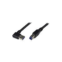 StarTech 3m Black SuperSpeed USB 3.0 Cable Right Angle A to B M/M 1 x Type A Male USB 1 x Type B Male USB Black USB3SAB3MRA StarTech 3m Black SuperSpeed USB 3.0 Cable Right Angle A to B M/M 1 x Type A Male USB 1 x Type B Male USB Black USB3SAB3MRA