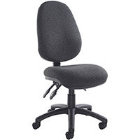 Vantage 200 3 Lever Asynchro Operators Chair With No Arms - Charcoal
