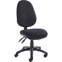 Vantage 200 3 lever asynchro operators chair with no arms - black