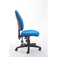 Vantage Plus high back asynchro operators chair with no arms, chrome base, seat slide and lumbar - made to order Vantage Plus high back asynchro operators chair with no arms, chrome base, seat slide and lumbar - made to order
