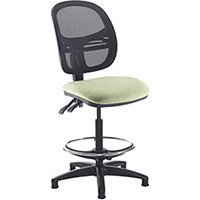 Vantage mesh back draughtsmans chair with no arms - made to order Vantage mesh back draughtsmans chair with no arms - made to order