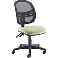 Vantage Mesh medium back operators chair with no arms, chrome base and seat slide - made to order Vantage Mesh medium back operators chair with no arms, chrome base and seat slide - made to order