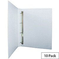 Presentation 4O-Ring Binder White 16mm Pack of 10 WX01324