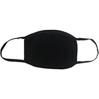 Reusable Cloth Masks 5x7in 4 Layer Cotton Black Pack of 5 SY-200425B Reusable Cloth Masks 5x7in 4 Layer Cotton Black Pack of 5 SY-200425B