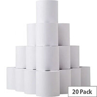 Thermal Till Roll 80x80mm - Paper Thermal Rolls - Colour: White (Pack of 20) TH243 WX10606