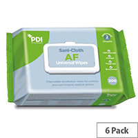 Sanicloth AF Universal Clean & Disinfect Wipes (200 Wipes Per Pack) Pack of 6 Sanicloth AF Universal Clean & Disinfect Wipes (200 Wipes Per Pack) Pack of 6