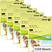 Pastel Yellow A4 160gsm Xerox Symphony Card (Pack of 250 Sheets) Pastel Yellow A4 160gsm Xerox Symphony Card (Pack of 250 Sheets)