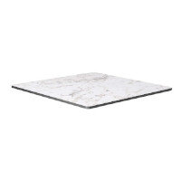 EXTREMA - Table Top - White Carrara Marble Effect - Indoor & Outdoor - 690 x 690mm