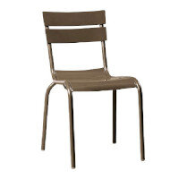 MARLOW Side Chair - Stackable - Aluminium - Indoor & Outdoor - Grey