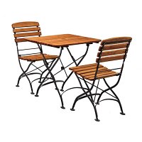 Arch Folding Square Dining Set - Suitable for Indoor & Outdoor Use