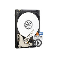 WD AV-25 WD5000LUCT - Hard drive - 500 GB - internal - 2.5" - SATA 3Gb/s - 5400 rpm - buffer: 16 MB WD AV-25 WD5000LUCT - Hard drive - 500 GB - internal - 2.5" - SATA 3Gb/s - 5400 rpm - buffer: 16 MB