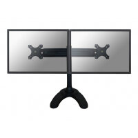 NewStar Tilt/Turn/Rotate Dual Desk Stand for two 19-30" Monitor Screens, Height Adjustable - Black - Stand for 2 LCD displays - black - screen size: 19"-30" - desktop stand, grommet NewStar Tilt/Turn/Rotate Dual Desk Stand for two 19-30" Monitor Screens, Height Adjustable - Black - Stand for 2 LCD displays - black - screen size: 19"-30" - desktop stand, grommet