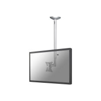 NewStar TV/Monitor Ceiling Mount for 10"-30" Screen, Height Adjustable - Silver - Ceiling mount for LCD / plasma panel (Tilt & Swivel) - silver - screen size: 10"-30" NewStar TV/Monitor Ceiling Mount for 10"-30" Screen, Height Adjustable - Silver - Ceiling mount for LCD / plasma panel (Tilt & Swivel) - silver - screen size: 10"-30"