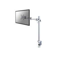 NewStar Full Motion Desk Mount (clamp) for 10-30" Monitor Screen, Height Adjustable - Silver - Adjustable arm for LCD display - silver - screen size: 10"-30" - desk-mountable NewStar Full Motion Desk Mount (clamp) for 10-30" Monitor Screen, Height Adjustable - Silver - Adjustable arm for LCD display - silver - screen size: 10"-30" - desk-mountable