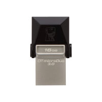 Kingston DataTraveler microDuo - USB flash drive - 16 GB - USB 3.0 Kingston DataTraveler microDuo - USB flash drive - 16 GB - USB 3.0