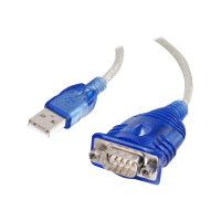 C2G USB to DB9 Serial Adapter Cable - Serial adapter - USB - RS-232 - blue C2G USB to DB9 Serial Adapter Cable - Serial adapter - USB - RS-232 - blue