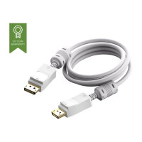 Vision Techconnect - DisplayPort cable - DisplayPort (M) to DisplayPort (M) - 5 m - white Vision Techconnect - DisplayPort cable - DisplayPort (M) to DisplayPort (M) - 5 m - white