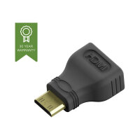 VISION Techconnect - HDMI adapter - mini HDMI (M) to HDMI (F) - black VISION Techconnect - HDMI adapter - mini HDMI (M) to HDMI (F) - black