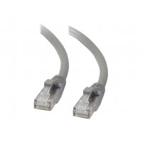 C2G Cat5e Booted Unshielded (UTP) Network Patch Cable - Patch cable - RJ-45 (M) to RJ-45 (M) - 50 cm - UTP - CAT 5e - molded, snagless, stranded - grey