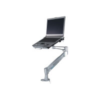 NewStar Desk Mount (clamp) for Laptop (Full Motion Gas Spring) - Silver - Adjustable arm for notebook (Tilt & Swivel) - silver - screen size: 10"-17" - desk-mountable NewStar Desk Mount (clamp) for Laptop (Full Motion Gas Spring) - Silver - Adjustable arm for notebook (Tilt & Swivel) - silver - screen size: 10"-17" - desk-mountable