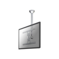 NewStar TV/Monitor Ceiling Mount for 32"-60" Screen, Height Adjustable - Silver - Ceiling mount for LCD / plasma panel (Tilt & Swivel) - silver - screen size: 32"-60" NewStar TV/Monitor Ceiling Mount for 32"-60" Screen, Height Adjustable - Silver - Ceiling mount for LCD / plasma panel (Tilt & Swivel) - silver - screen size: 32"-60"