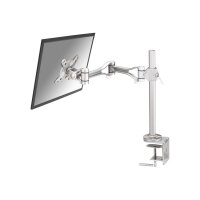 NewStar Full Motion Desk Mount (clamp) for 10-30" Monitor Screen, Height Adjustable - Silver - Adjustable arm for LCD display - silver - screen size: 10"-30" - desk-mountable NewStar Full Motion Desk Mount (clamp) for 10-30" Monitor Screen, Height Adjustable - Silver - Adjustable arm for LCD display - silver - screen size: 10"-30" - desk-mountable