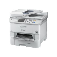 Epson WorkForce Pro WF-6590DWF - Multifunction printer - colour - ink-jet - A4 (210 x 297 mm) (original) - A4/Legal (media) - up to 22 ppm (copying) - up to 34 ppm (printing) - 580 sheets - 33.6 Kbps - USB 2.0, Gigabit LAN, Wi-Fi(n), USB host, NFC Epson WorkForce Pro WF-6590DWF - Multifunction printer - colour - ink-jet - A4 (210 x 297 mm) (original) - A4/Legal (media) - up to 22 ppm (copying) - up to 34 ppm (printing) - 580 sheets - 33.6 Kbps - USB 2.0, Gigabit LAN, Wi-Fi(n), USB host, NFC