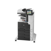 HP LaserJet Enterprise MFP M775z - Multifunction printer - colour - laser - A3/Ledger (297 x 432 mm) (original) - A3/Ledger (media) - up to 30 ppm (copying) - up to 30 ppm (printing) - 1850 sheets - 33.6 Kbps - USB 2.0, Gigabit LAN, USB host, 2 x USB host HP LaserJet Enterprise MFP M775z - Multifunction printer - colour - laser - A3/Ledger (297 x 432 mm) (original) - A3/Ledger (media) - up to 30 ppm (copying) - up to 30 ppm (printing) - 1850 sheets - 33.6 Kbps - USB 2.0, Gigabit LAN, USB host, 2 x USB host