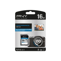 PNY Performance - Flash memory card - 16 GB - UHS Class 1 / Class10 - SDHC UHS-I PNY Performance - Flash memory card - 16 GB - UHS Class 1 / Class10 - SDHC UHS-I