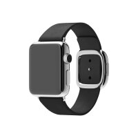 Apple 38mm Modern Buckle - Medium - watch strap - black - for Watch (38 mm) Apple 38mm Modern Buckle - Medium - watch strap - black - for Watch (38 mm)