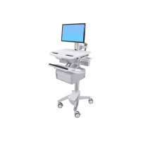 Ergotron StyleView - Cart for LCD display / keyboard / mouse / bar code scanner / CPU (open architecture) - lockable - medical - aluminium, zinc-plated steel, high-grade plastic - screen size: up to 24" Ergotron StyleView - Cart for LCD display / keyboard / mouse / bar code scanner / CPU (open architecture) - lockable - medical - aluminium, zinc-plated steel, high-grade plastic - screen size: up to 24"