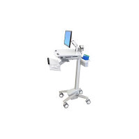 Ergotron StyleView EMR Cart with LCD Arm - Cart for LCD display / keyboard / mouse / bar code scanner / CPU - plastic, aluminium, zinc-plated steel - grey, white, polished aluminium - screen size: up to 22" Ergotron StyleView EMR Cart with LCD Arm - Cart for LCD display / keyboard / mouse / bar code scanner / CPU - plastic, aluminium, zinc-plated steel - grey, white, polished aluminium - screen size: up to 22"