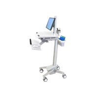 Ergotron StyleView EMR Cart with LCD Pivot - Cart for LCD display / keyboard / mouse / CPU / notebook / barcode scanner - plastic, aluminium, zinc-plated steel - grey, white, polished aluminium - screen size: up to 22" Ergotron StyleView EMR Cart with LCD Pivot - Cart for LCD display / keyboard / mouse / CPU / notebook / barcode scanner - plastic, aluminium, zinc-plated steel - grey, white, polished aluminium - screen size: up to 22"