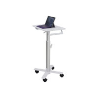 Ergotron StyleView S-Tablet Cart - Cart for tablet - lockable - powder-coated steel - white, aluminium - screen size: up to 12" - for Microsoft Surface 2, 3, Pro, Pro 2, Pro 3, Pro 4, RT Ergotron StyleView S-Tablet Cart - Cart for tablet - lockable - powder-coated steel - white, aluminium - screen size: up to 12" - for Microsoft Surface 2, 3, Pro, Pro 2, Pro 3, Pro 4, RT