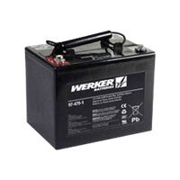 Ergotron - Battery - Lead Acid - 33 Ah - for StyleView LCD Cart, 66, Notebook Cart with Drawer, 66, Notebook Cart, 66 Ergotron - Battery - Lead Acid - 33 Ah - for StyleView LCD Cart, 66, Notebook Cart with Drawer, 66, Notebook Cart, 66