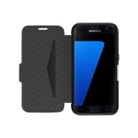 OtterBox Strada Samsung Galaxy S7 - Flip cover for mobile phone - leather - onyx black - for Samsung Galaxy S7 OtterBox Strada Samsung Galaxy S7 - Flip cover for mobile phone - leather - onyx black - for Samsung Galaxy S7