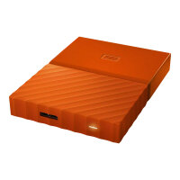 WD My Passport WDBYFT0040BOR - Hard drive - encrypted - 4 TB - external (portable) - USB 3.0 - 256-bit AES - orange WD My Passport WDBYFT0040BOR - Hard drive - encrypted - 4 TB - external (portable) - USB 3.0 - 256-bit AES - orange