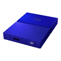 WD My Passport WDBYFT0040BBL - Hard drive - encrypted - 4 TB - external (portable) - USB 3.0 - 256-bit AES - blue WD My Passport WDBYFT0040BBL - Hard drive - encrypted - 4 TB - external (portable) - USB 3.0 - 256-bit AES - blue
