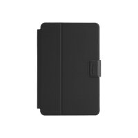 Targus Safe Fit Rotating Universal - Flip cover for tablet - polyurethane - black Targus Safe Fit Rotating Universal - Flip cover for tablet - polyurethane - black
