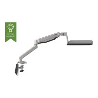 Vision - Mounting kit (articulating arm, shelf) for keyboard / notebook / tablet - aluminium - silver - desk-mountable Vision - Mounting kit (articulating arm, shelf) for keyboard / notebook / tablet - aluminium - silver - desk-mountable