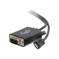 C2G USB 2.0 USB-C to DB9 Serial RS232 Adapter Cable - USB / serial cable - DB-9 (M) to USB-C (M) - reversible C connector - black C2G USB 2.0 USB-C to DB9 Serial RS232 Adapter Cable - USB / serial cable - DB-9 (M) to USB-C (M) - reversible C connector - black