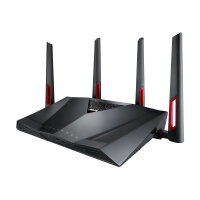 ASUS RT-AC88U - Wireless router - 8-port switch - GigE - 802.11a/b/g/n/ac - Dual Band ASUS RT-AC88U - Wireless router - 8-port switch - GigE - 802.11a/b/g/n/ac - Dual Band